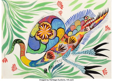 37104&colon; Francisco Chico Da Silva &lpar;1910-1985&rpar; Animal fant