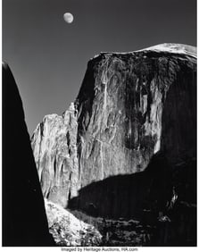 39025&colon; Ansel Adams &lpar;American&comma; 1902-1984&rpar; Moon and Half 