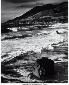 39044&colon; Morley Baer &lpar;American&comma; 1916-1995&rpar; Winter Surf&comma; G