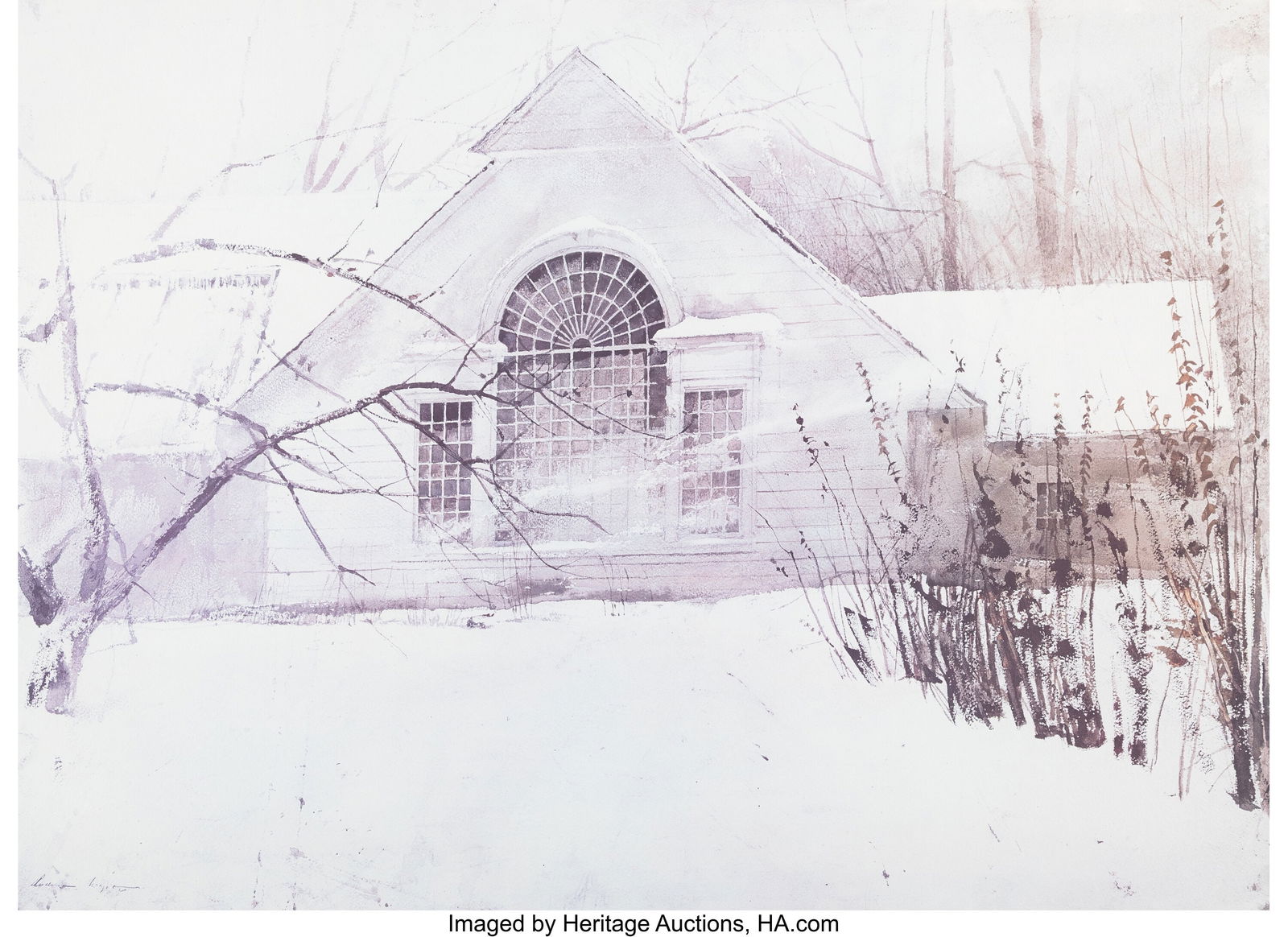 After Andrew Newell Wyeth North Light Offset lit (1 of 2)