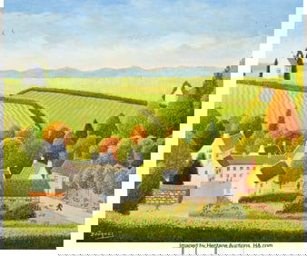 28046&colon; André Bouquet &lpar;French&comma; 1897-1987&rpar; Paysage&comma; Bret