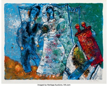 28067&colon; Théo Tobiasse &lpar;French&comma; 1927-2012&rpar; The Wedding L
