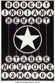 28085&colon; Robert Indiana &lpar;American&comma; 1928-2018&rpar; Stable Scre
