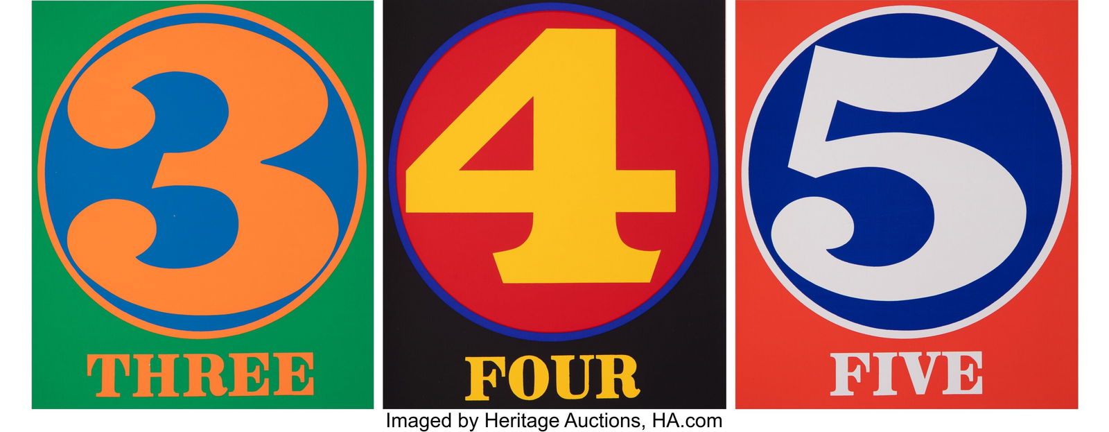Robert Indiana (American, 1928-2018) Numbers (sm (1 of 6)