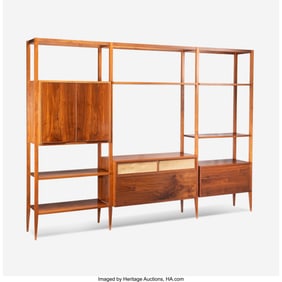 28101&colon; Dan Phillips Custom Shelving Unit USA&comma; circa 202