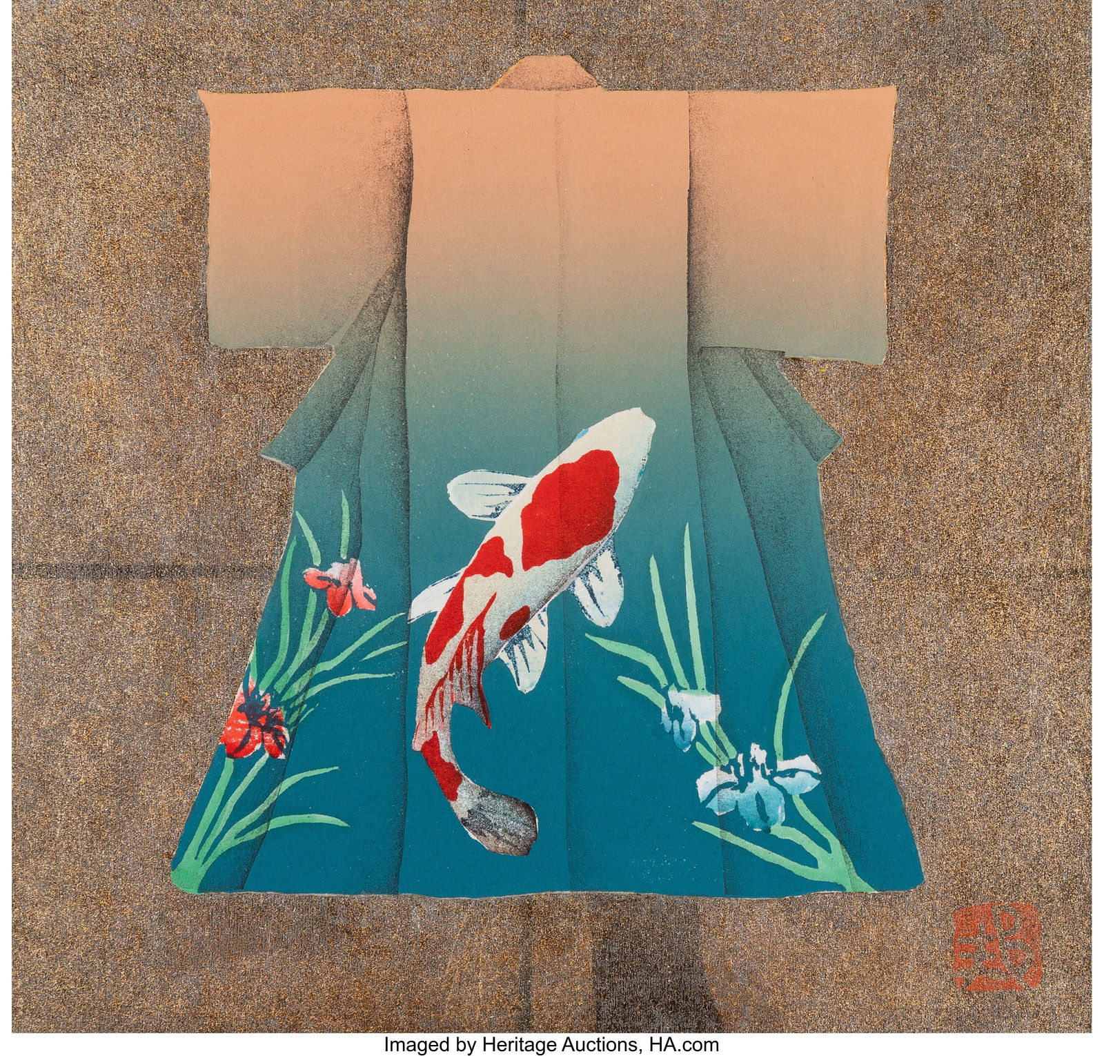 Kunio Kaneko (Japanese, b. 1949) Happy Kimono 6, (1 of 2)