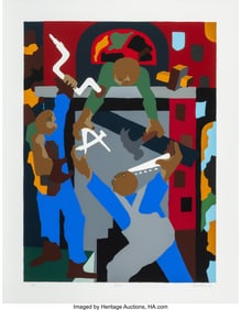 65030: Jacob Lawrence (1917-2000) Stained Glass Windows