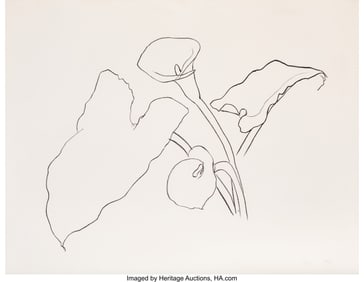 65040: Ellsworth Kelly (1923-2015) Calla Lily I, 1983-1
