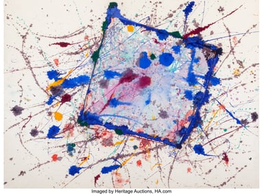 65044: Sam Francis (1923-1994) Untitled (SFM76-014), 19