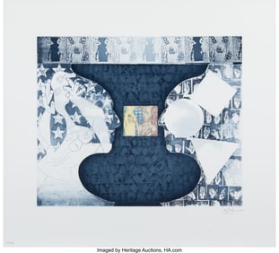 65054: Jasper Johns (b. 1930) Shrinky Dink 3, 2011 Etch