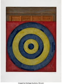 65056: Jasper Johns (b. 1930) Target with Four Faces, 1