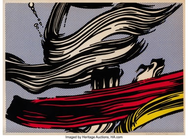 65057: Roy Lichtenstein (1923-1997) Brushstrokes, 1967