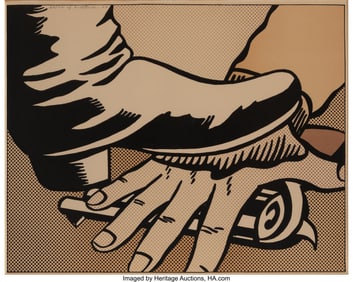 65058: Roy Lichtenstein (1923-1997) Foot and Hand, 1964