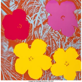 65061: Andy Warhol (1928-1987) One Work, from Flowers,