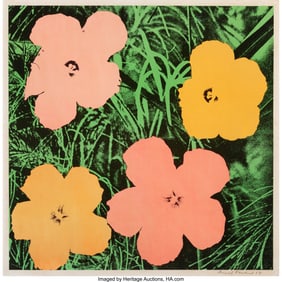 65063: Andy Warhol (1928-1987) Flowers, 1964 Offset lit