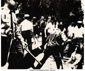 65075: Andy Warhol (1928-1987) Birmingham Race Riot, fr