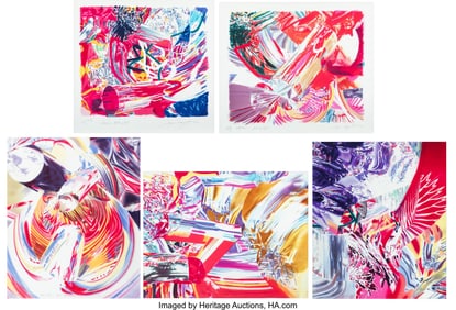 65077: James Rosenquist (1933-2017) Five Works, from Sp