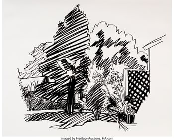 65086: Tom Wesselmann (1931-2004) Jeannie's Backyard, E