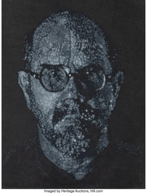 65092: Chuck Close (1940-2021) Self-Portrait / Pulp, 20