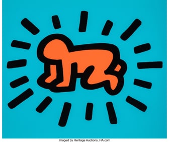 65094: Keith Haring (1958-1990) Radiant Baby, from Icon