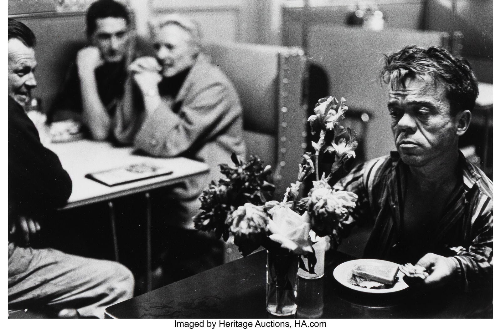 Bruce Davidson (American, b. 1933) Jimmy Armstro: Bruce Davidson (American, b. 1933) Jimmy Armstrong, Circus, 1958 Gelatin silver print, printed later 6-3/8 x 9-3/4 inches (16.1 x 24&period