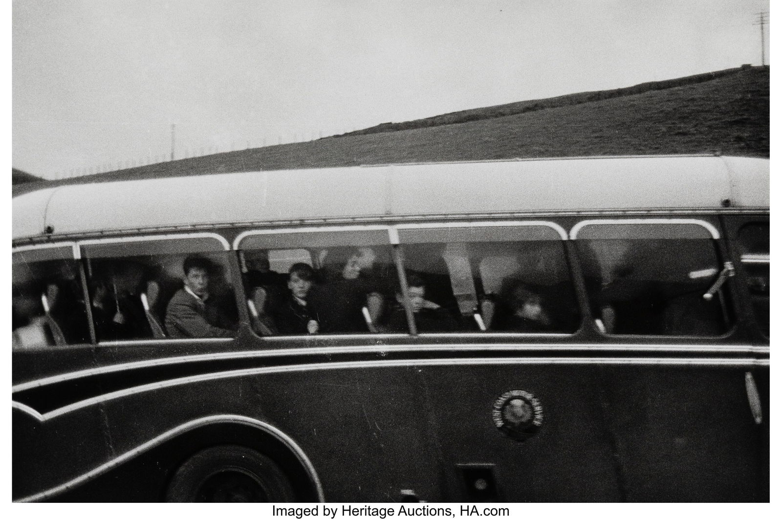 Bruce Davidson (American, b. 1933) School Bus, E: Bruce Davidson (American, b. 1933) School Bus, England and Scotland, 1960 Gelatin silver print, printed later 12-3/4 x 19 inches (32.4 x 48&per