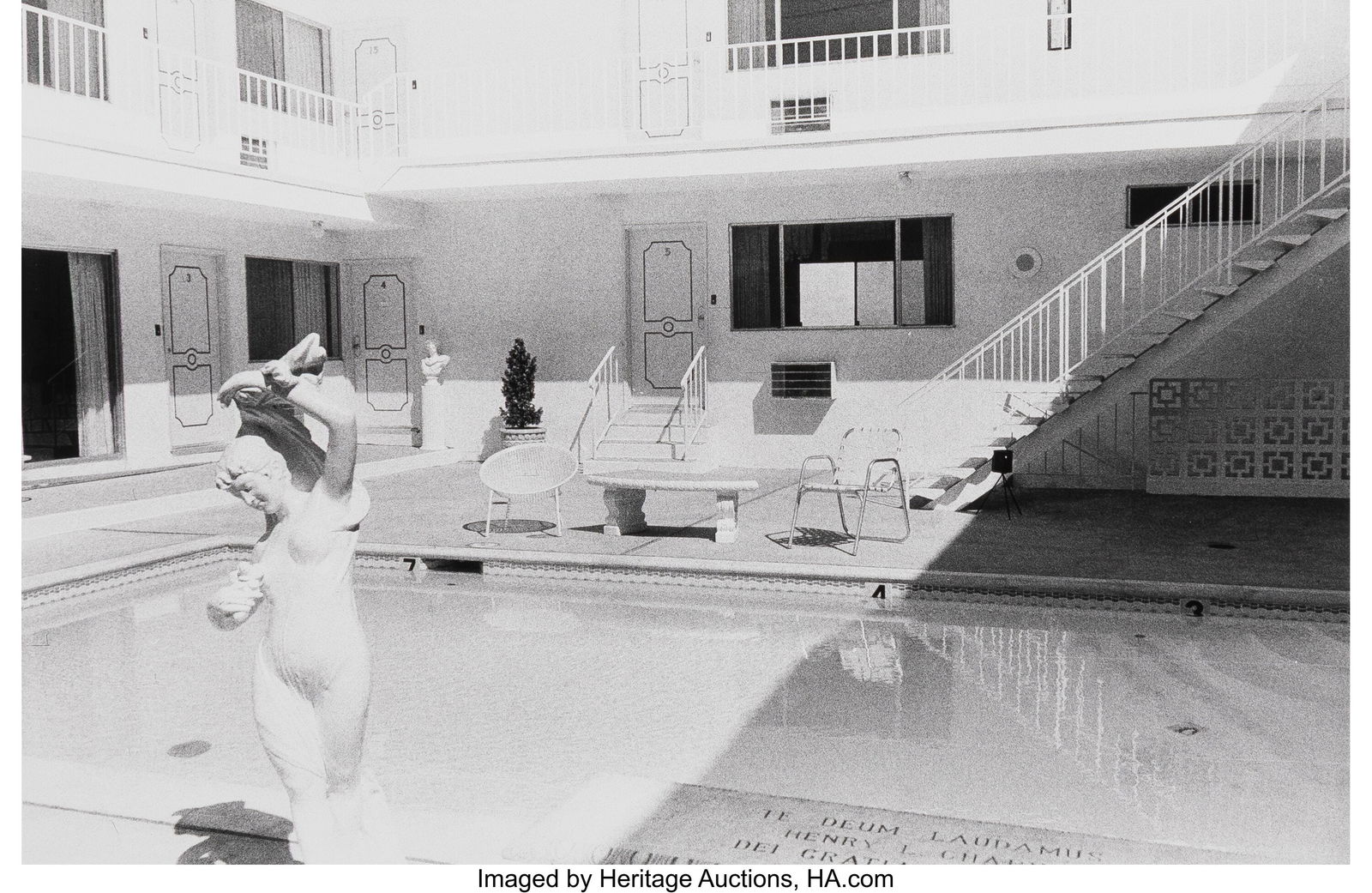 Bruce Davidson (American, b. 1933) Pool, Los Ang: Bruce Davidson (American, b. 1933) Pool, Los Angeles, 1964 Gelatin silver print, printed later 9-1/4 x 6-3/8 inches (23.5 x 16.1 cm&