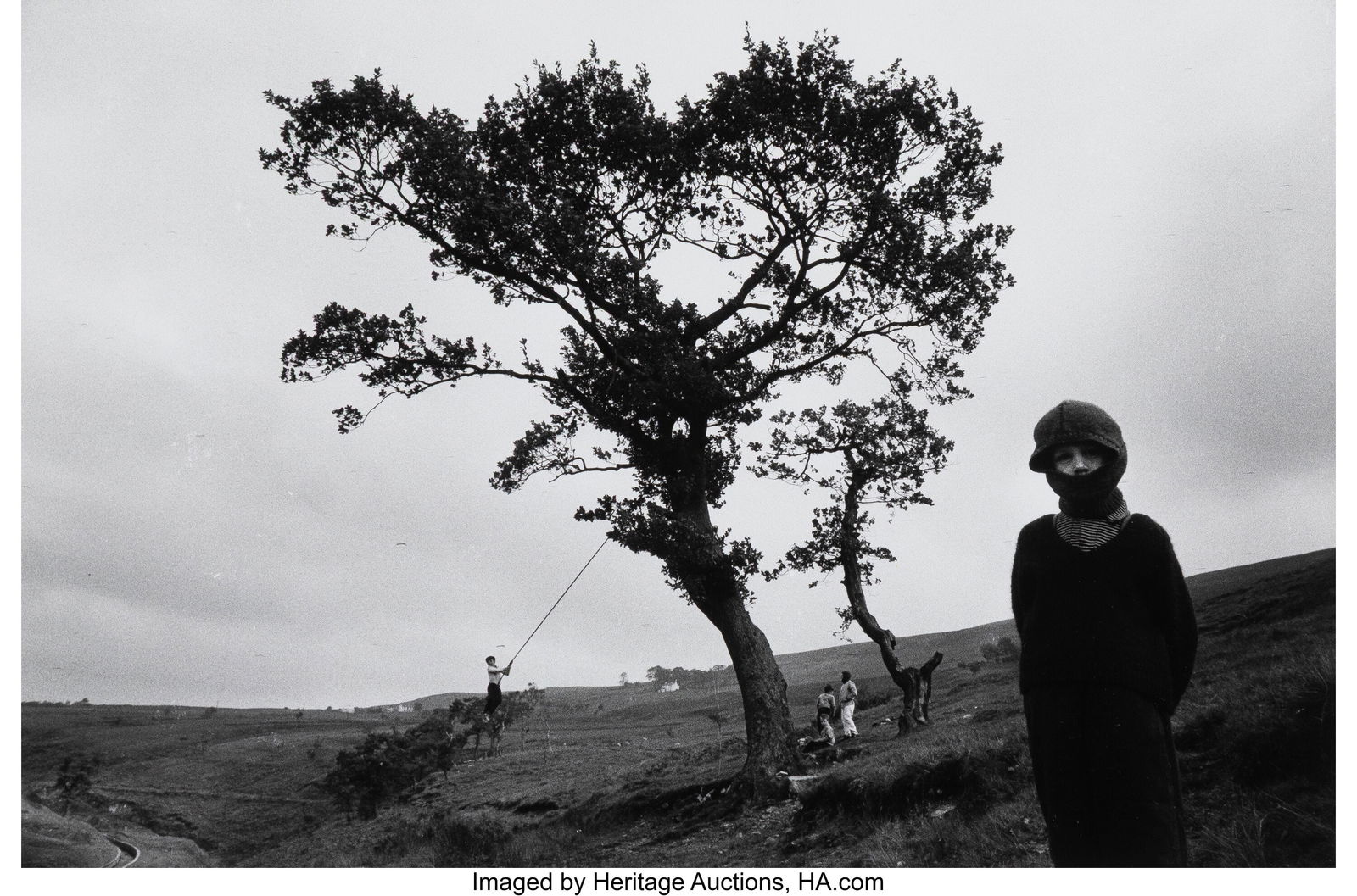 Bruce Davidson (American, b. 1933) Child Wearing: Bruce Davidson (American, b. 1933) Child Wearing Balaclava Helmet, Wales,1965 Gelatin silver print, printed later 7-7/8 x 12 inches (19.9 x 30&