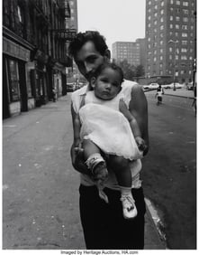 42038: Bruce Davidson (American, b. 1933) Father and Ba