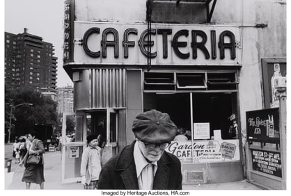 42042: Bruce Davidson (American, b. 1933) Garden Cafete