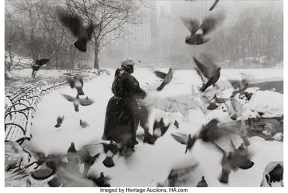 42054: Bruce Davidson (American, b. 1933) Lola with Bir
