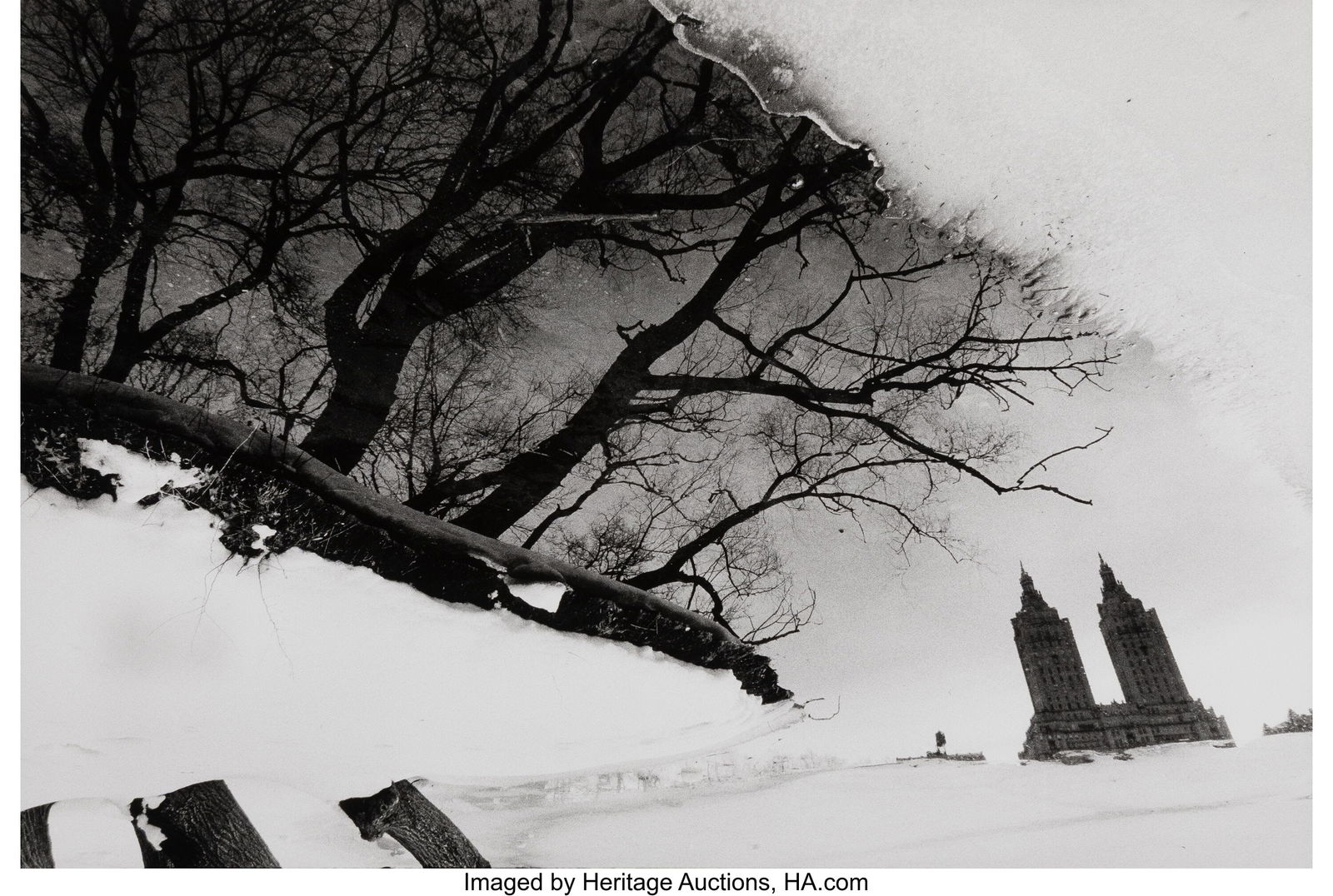 Bruce Davidson (American, b. 1933) The San Remo,: Bruce Davidson (American, b. 1933) The San Remo, Central Park, 1992 Gelatin silver print, printed later 12-5/8 x 18-5/8 inches (32.1 x 47&p
