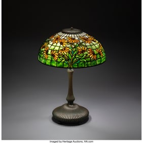 79002: Tiffany Studios Black-Eyed Susan Table Lamp, cir