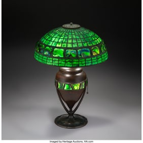 79006: Tiffany Studios Turtle-Back Table Lamp, circa 19