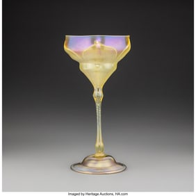 79018: Tiffany Studios Early Floriform Vase, circa 1900