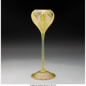 79019: Tiffany Studios Early Floriform Vase, circa 1900