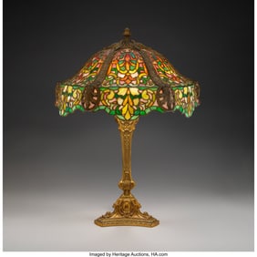79035: Duffner & Kimberly Louis XIII Table Lamp, circa