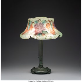 79037: Pairpoint Mfg. Co. Palermo Puffy Table Lamp, cir