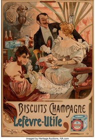 79058: Alphonse Mucha Biscuits Champagne / Lefèvre-Uti