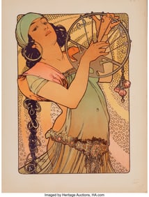 79061: Alphonse Mucha Salome, from L'Estampe Moderne; L