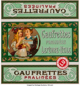 79064: Alphonse Mucha Box Designs for Lefèvre-Utile, B