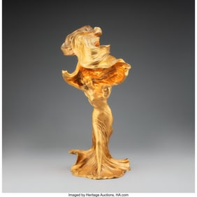 79097: Raoul François Larche Loïe Fuller Table Lamp,