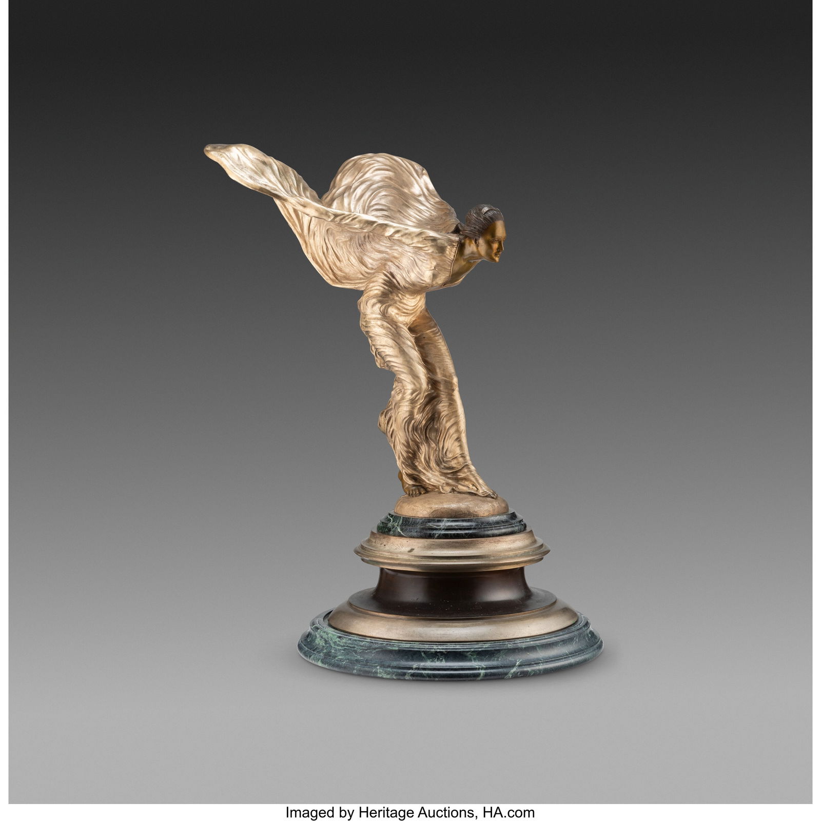 Charles Robinson Sykes Spirit of Ecstasy Gilt br (1 of 5)