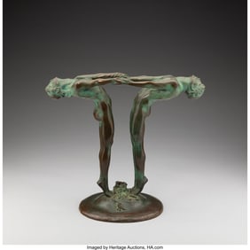 79110: Maude Jewett Bacchante Flower Holder, 1924 Patin