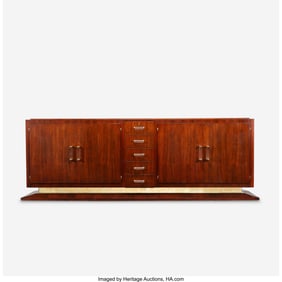 79111: Marc du Plantier Sideboard, 1931 Rosewood, brass
