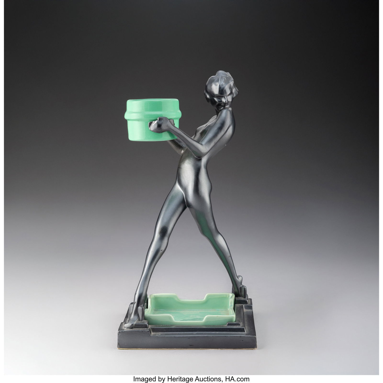 Frankart, Inc. Figural Ashtray, Model T334, circ (1 of 4)