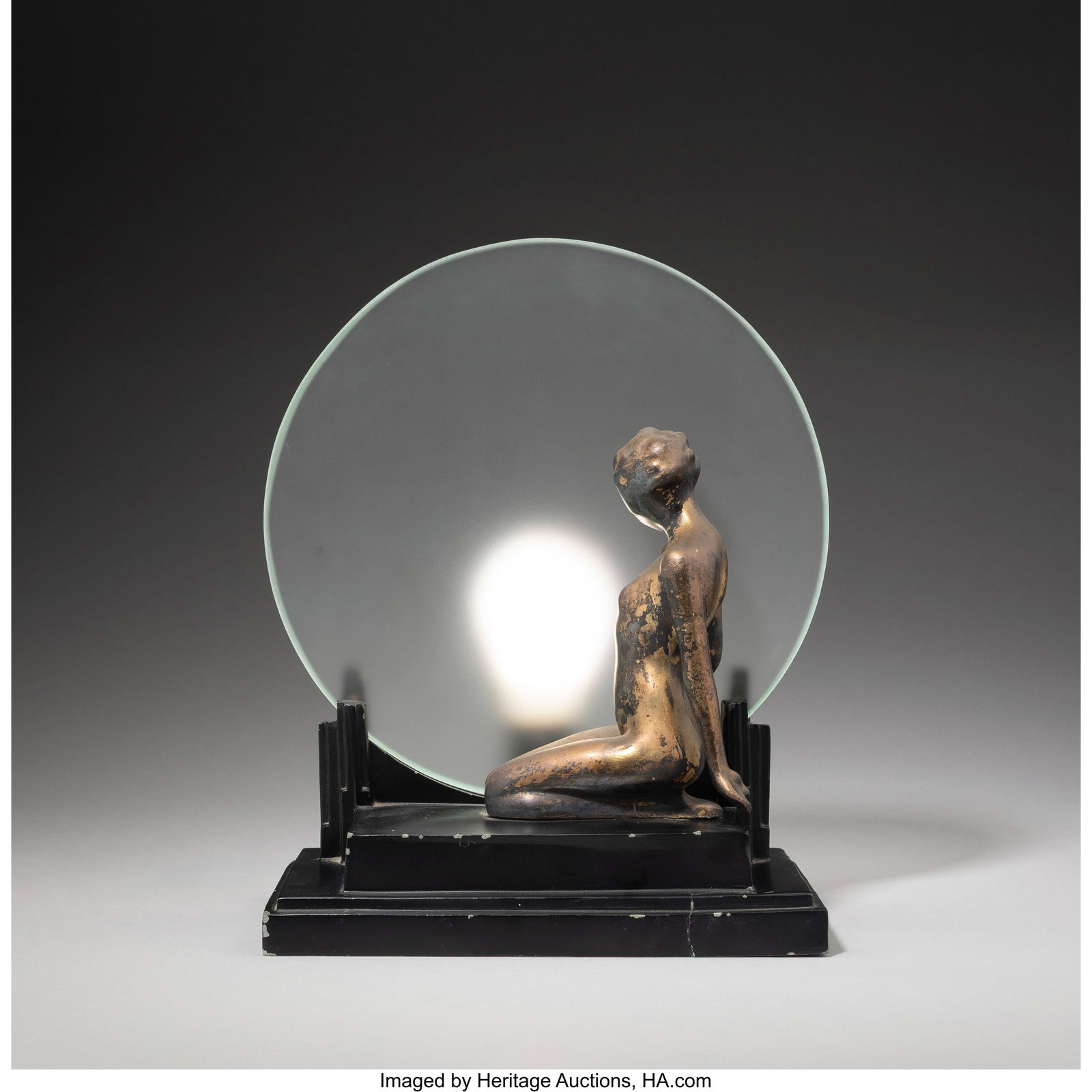 Frankart, Inc. Figural Lamp, Model L247, circa 1 (1 of 5)