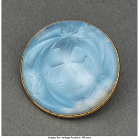 79151: René Lalique Feuilles De Lierre Brooch, circa 1