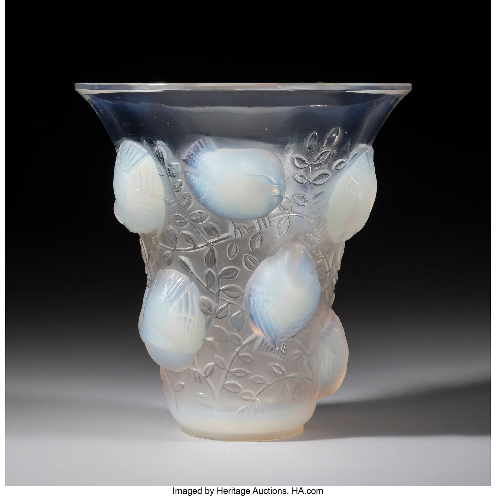 René Lalique Saint-François Vase, circa 1930 O (1 of 4)
