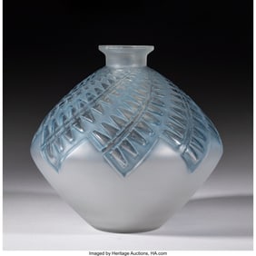 79174: René Lalique Montargis Vase, circa 1929 Clear a